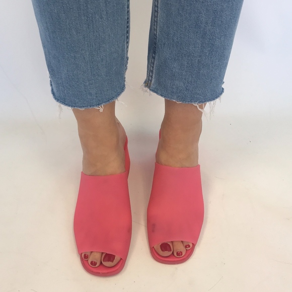 Jeffrey Campbell Shoes - Jeffrey Campbell pink matte jelly slides